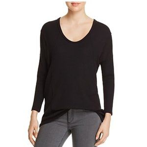 NWT Splendid Seamed Tunic Black Size XS, S, Large Waffle Knit Thermal Warmer $90